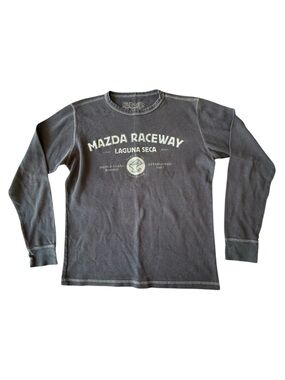 Vintage Mazda Raceway Laguna Seca Long Sleeve Shirt, XL